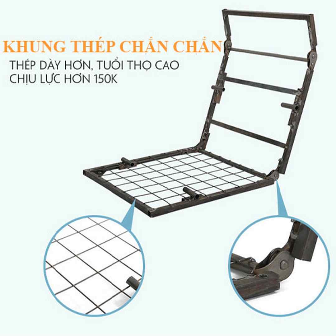 Khung ghế thư giãn được gia công chắc chắn